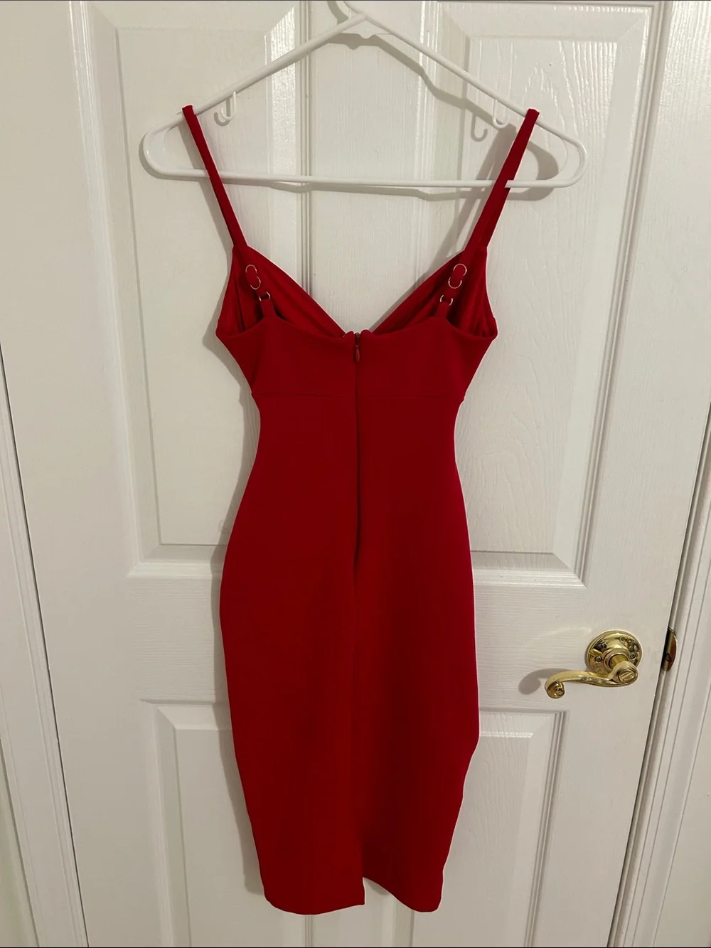 Nookie x Revolve Heidi Bodycon Cut Out Dress In Red New Size AU 6, US 2, XS - Picture 9 of 13